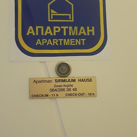 Apartament Sirmijum Hause Sremska Mitrovica Zewnętrze zdjęcie